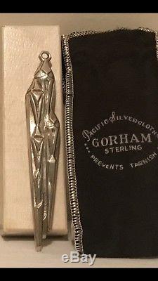 Gorham Sterling Christmas Ornament, Icicle, 1973 and drummer