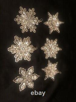 Gorham Sterling Silver 1970 1971 1972 1973 1974 1975 Snowflake Ornament