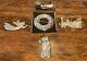 Gorham Sterling Silver 5 Christmas Ornaments Lot of 5