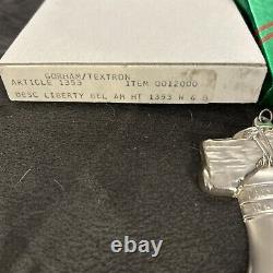 Gorham Sterling Silver Liberty Bell Ornament 1988