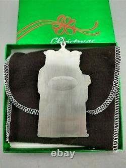 Gorham Wisemen Sterling Silver Christmas Figural Ornament Mint, Unused withbox, bag