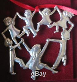 HTF Hand and Hammer (H&H) HANDS TOGETHER Sterling Silver Christmas Ornament