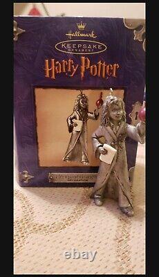 Hallmark Keepsake Harry PotterPewter Ornament Complete Collection