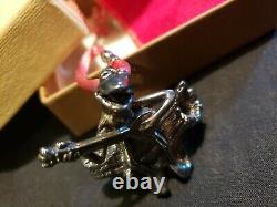 Hallmarks Little Gallery Sterling silver Christmas Ornament Kermit The Frog Very