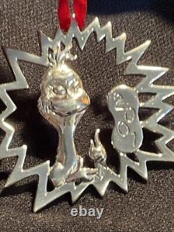 Hand Hammer Dr Seuss Sterling Silver Christmas Ornament Extremely Rare