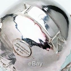 Hand & Hammer Globe of the World'Precious Planet' Sterling Silver Ornament