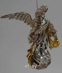 Harry Smith Sterling Silver & Gold Angel Christmas Ornament Miniature Nativity
