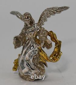 Harry Smith Sterling Silver Miniature Angel Figurine Christmas Ornament Nativity