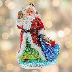 HeARTfully Yours Calling Christmas Santa Christmas Ornament