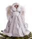 Holiday Lane Silver and White 14 Angel Tree Topper