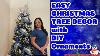 How To Decorate Cool Blue Christmas Tree With Ribbons And Diy Ornaments