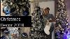 How To Decorate Your Christmas Tree Blue Silver White Christmas Decor Vlog