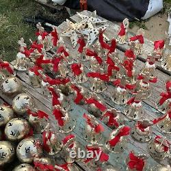 Huge Lot International Silver Silverplate Ornaments And Bells 1994-1998 Dates