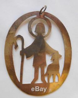 JAMES AVERY Sterling Silver LORD is MY SHEPHERD Christmas Tree Ornament Vintage