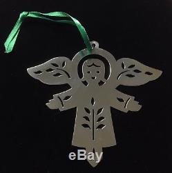 James Avery Retired Angel Christmas Ornament Tree Decoration Silver 925