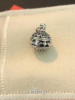 James Avery Sterling Silver Christmas Ornament Charm Retired Never Worn