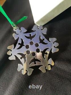 James Avery Sterling Silver Christmas Ornament Snowflake Angels