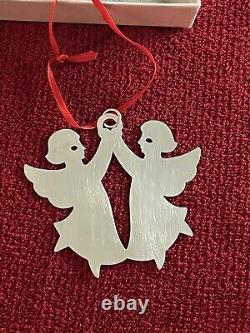 James Avery Sterling Silver Christmas Ornament Tree Angels Rare Engraved