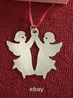 James Avery Sterling Silver Christmas Ornament Tree Angels Rare Engraved