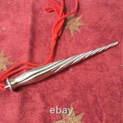 Kirk Stieff Sterling Silver Icicle Christmas Ornament