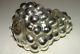 Kugel 4.25 Silver Glass Grapes Cluster Christmas Tree Ornament Germany