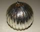 Kugel Silver Glass Ball Christmas Tree Ornament Germany Vintage