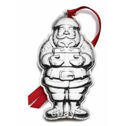 Lifetime Brands Wallace Sterling Santa Ornament 6th Edition