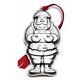 Lifetime Brands Wallace Sterling Santa Ornament 6th Edition