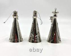 Links Of London Three Kings Candle Hanging Decorations Silver Plate NEW RARE