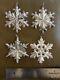 Lot 4X Sterling Silver Snowflake Ornaments Gorham 1972, 1973 (2), & 1990 NO RES