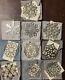 Lot Of 10 MMA Sterling Silver Snowflake Ornaments 1981-1990 Metropolitan Museum