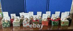 Lot Of 15 Wallace Silversmiths Sleigh Bells Silver Plated Christmas Ornaments