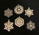 Lot Of 6 Metropolitan Museum Of Art Sterling Silver Christmas Ornaments 1970s