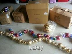 Lot Of Christmas Ornament Decorations (silver, Gold, Purple/green, Multi-color)