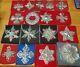 Lot of 17 Sterling Silver Christmas Ornaments Reed & Barton Towle Wallace Gorham