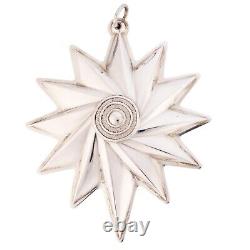 Lunt 1999 Sterling Silver Christmas Ornament Happy Holidays Star