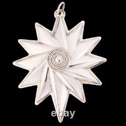 Lunt 1999 Sterling Silver Christmas Ornament Happy Holidays Star