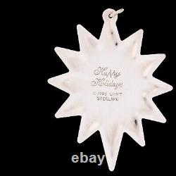 Lunt 1999 Sterling Silver Christmas Ornament Happy Holidays Star