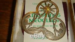 Lunt Sterling Silver Set of 4 Christmas Medallions 1972-1975 Ornaments