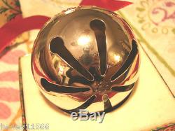 MIB 1973 Wallace silver plate sleigh bell ornament, 3rd annual VERY RARE FIND