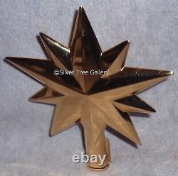 MIB 1985 Reed Barton Gold Plated Star of Wonder Christmas Tree Topper Decoration