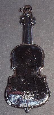 MIB Towle 2000 Sterling Silver 1st in Music Series Cello Christmas Tree Ornament