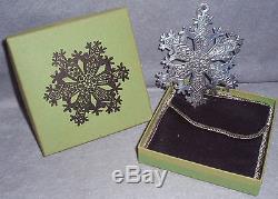 MMA 1971 Snowflake Sterling Silver Christmas Ornament Metropolitan Museum Art