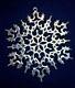 MMA 1975 Snowflake Sterling Silver Christmas Ornament Metropolitan Museum Art
