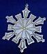 MMA 1977 Snowflake Sterling Silver Christmas Ornament Metropolitan Museum Art