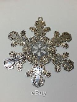 MMA 2007 Snowflake Sterling Silver Christmas Ornament Metropolitan Museum Art