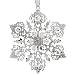 MMA 2011 Snowflake Sterling Silver Christmas Ornament Metropolitan Museum Art