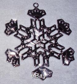 MMA 2016 Snowflake Sterling Silver Christmas Ornament Metropolitan Museum Art