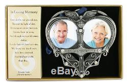 Memorial Photo Ornament Double Picture Opening In Loving Memory Christmas