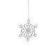 NEW 2012 Lunt 24th Annual Sterling Silver Snowflake Ornament Pendant Medallion